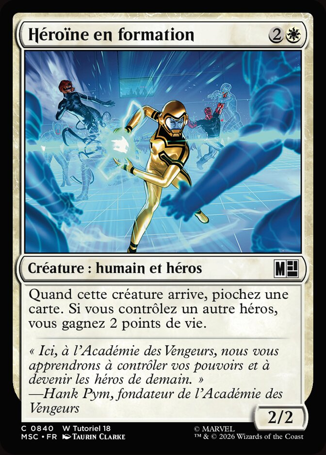 Héroïne en formation