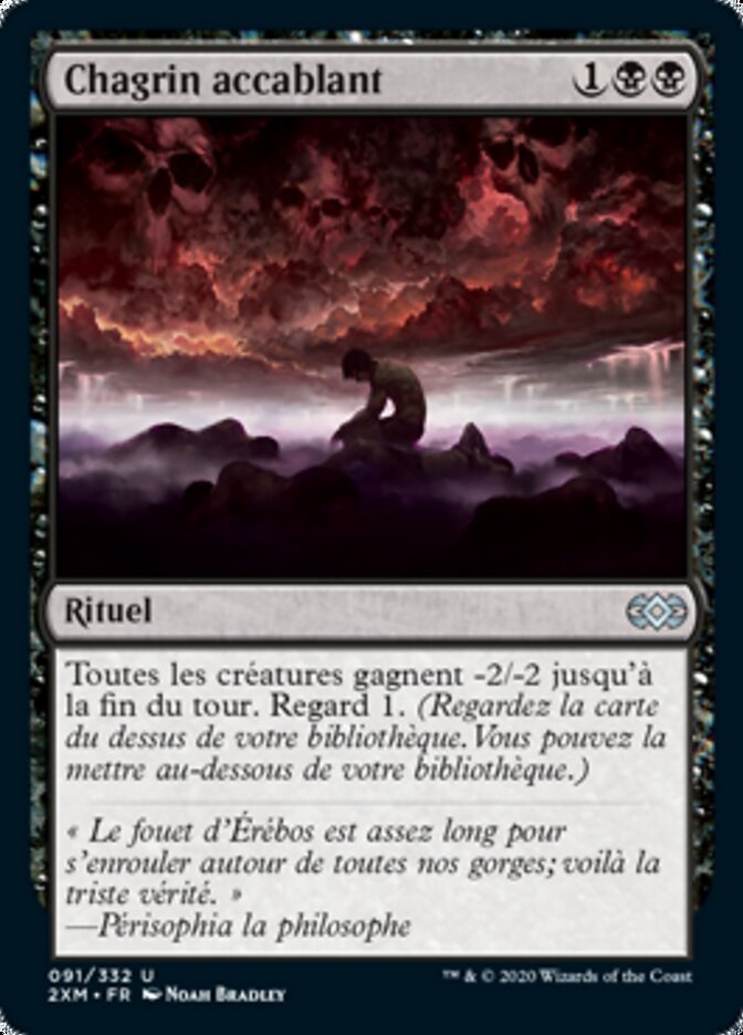 Chagrin accablant