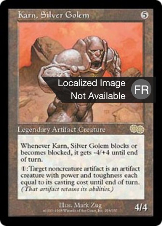 Karn, Golem d'argent