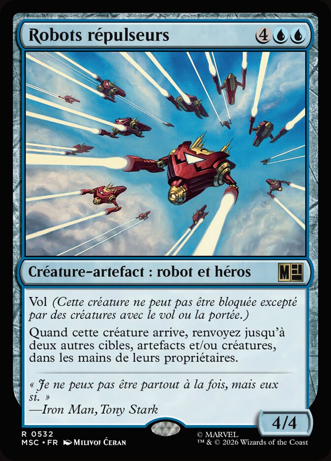 Robots répulseurs