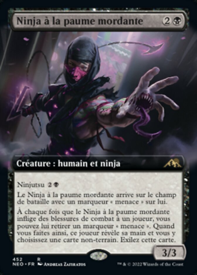 Ninja à la paume mordante