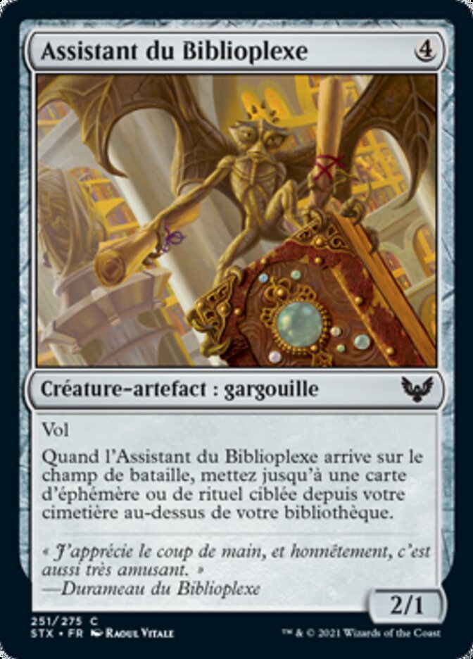 Assistant du Biblioplexe