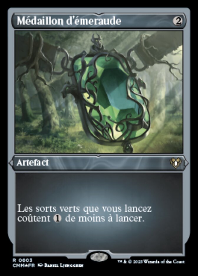 Médaillon d'émeraude