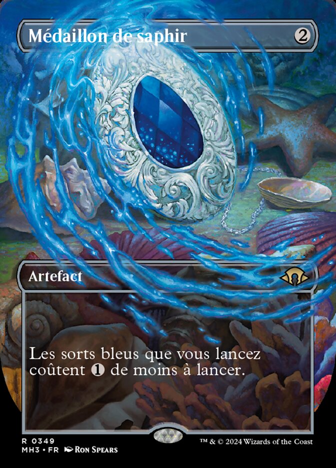 Médaillon de saphir