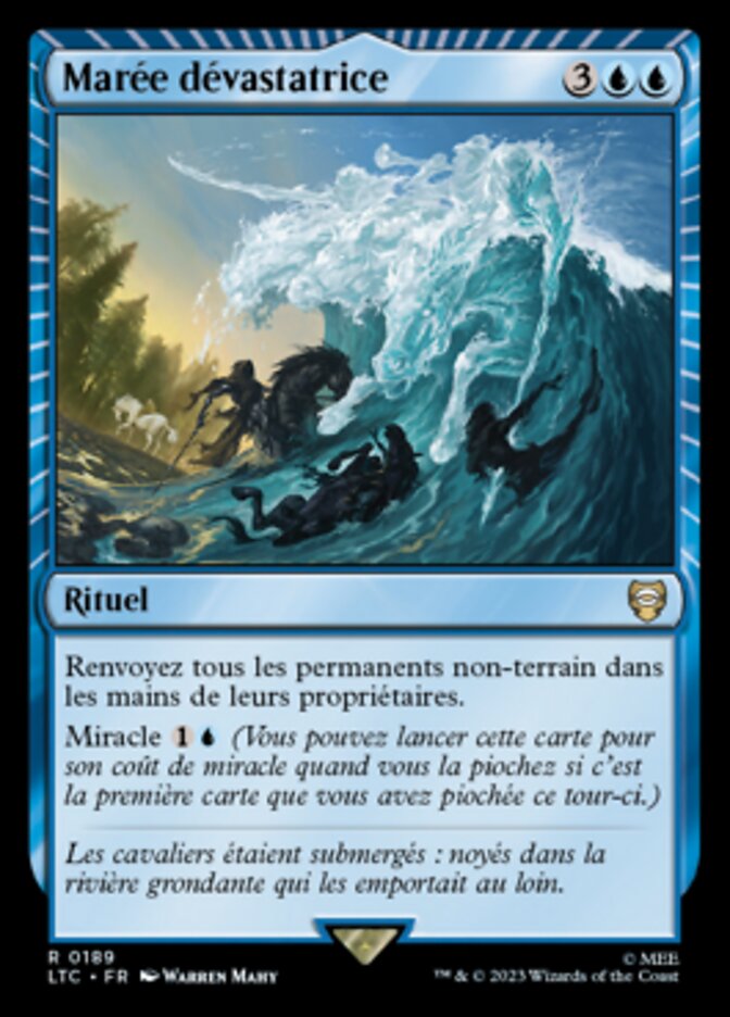 Marée dévastatrice