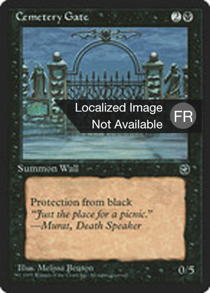 Grille du cimetière