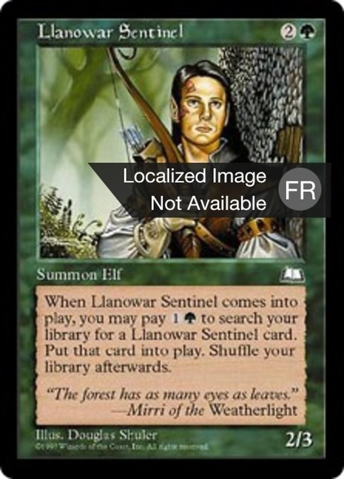 Sentinelle de Llanowar