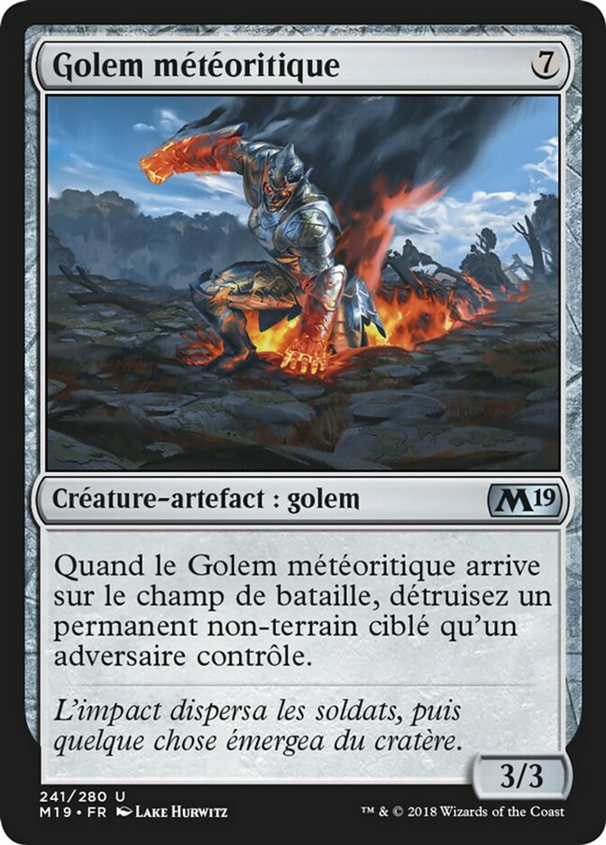Golem météoritique