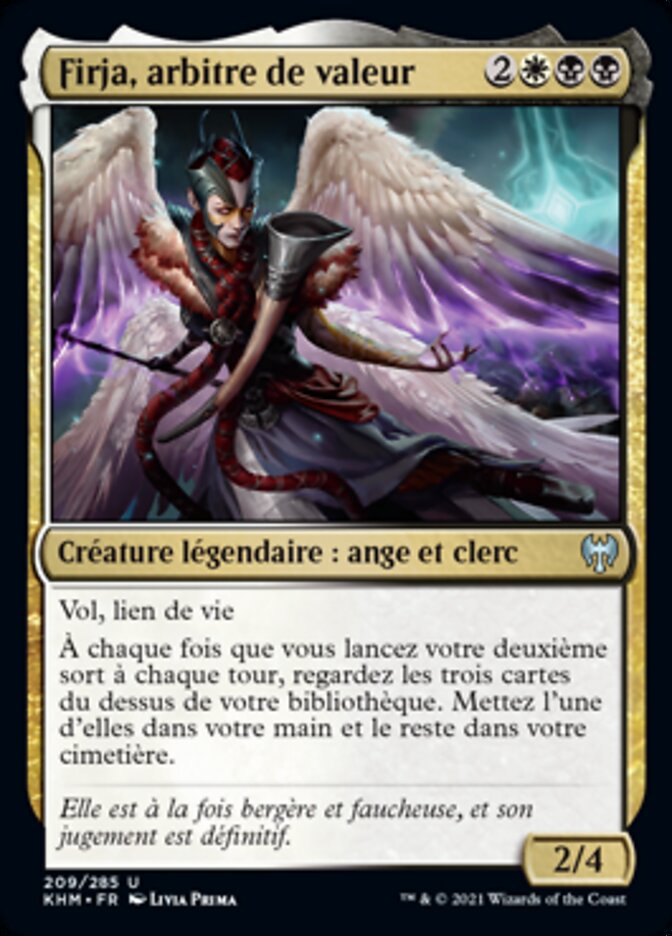 Firja, arbitre de valeur