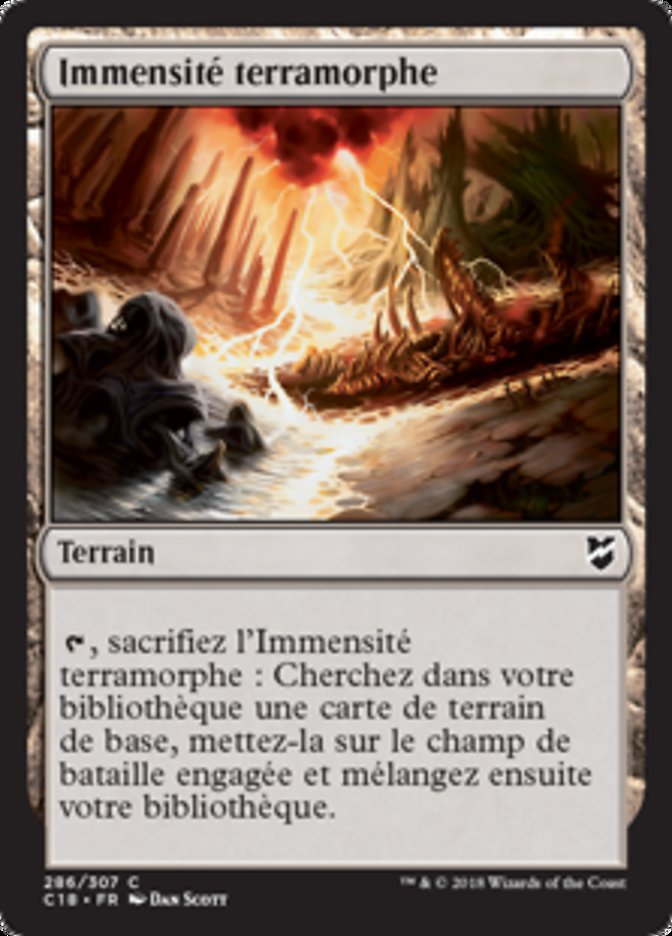 Immensité terramorphe