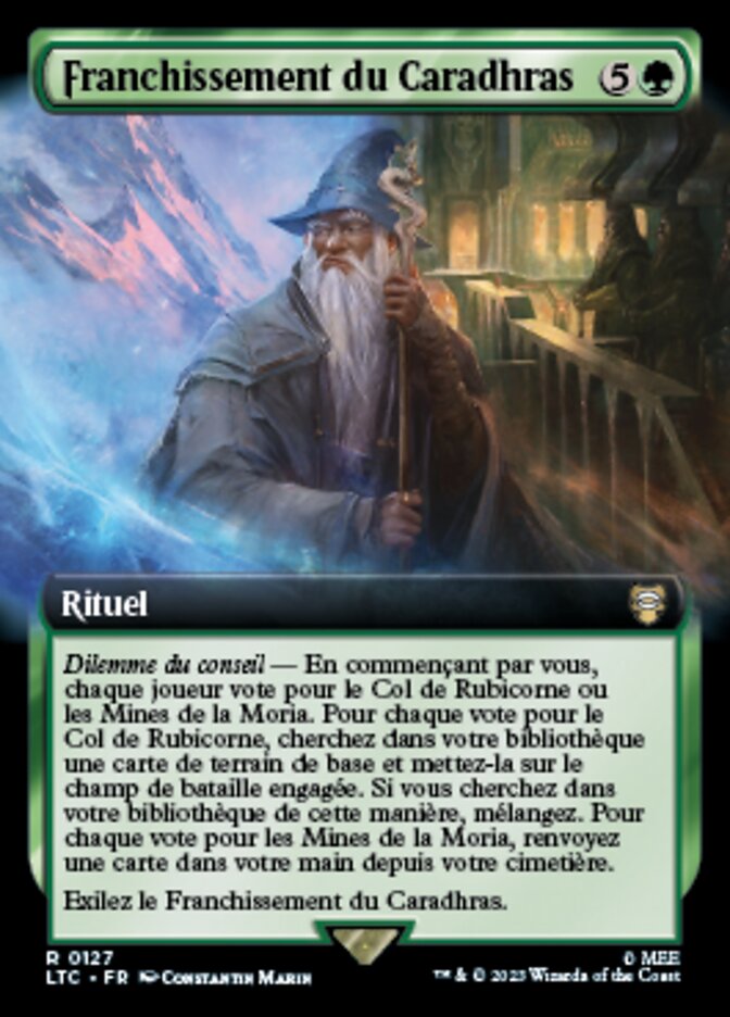 Franchissement du Caradhras