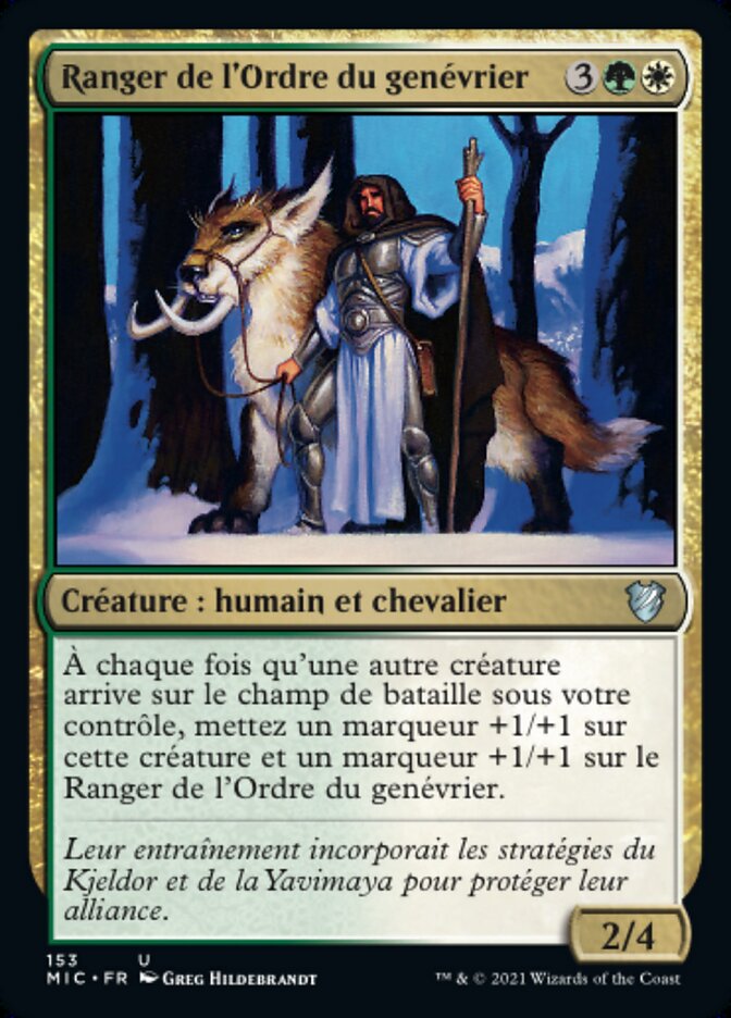 Ranger de l'Ordre du genévrier