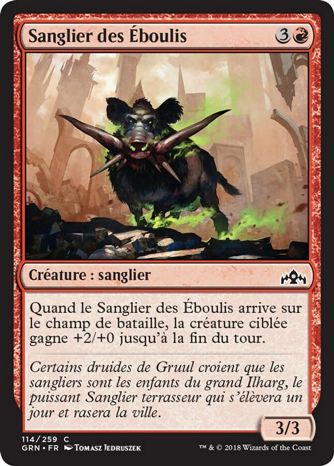Sanglier des Éboulis