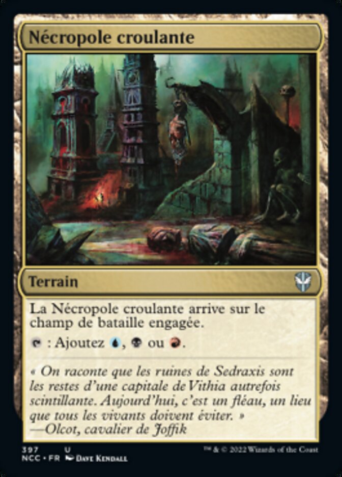 Nécropole croulante