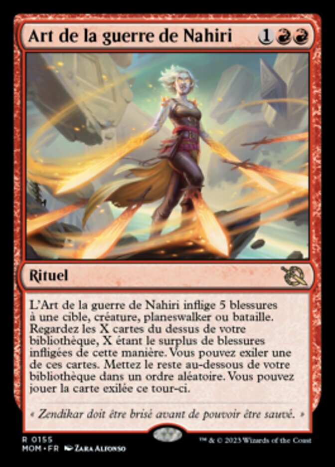 Art de la guerre de Nahiri