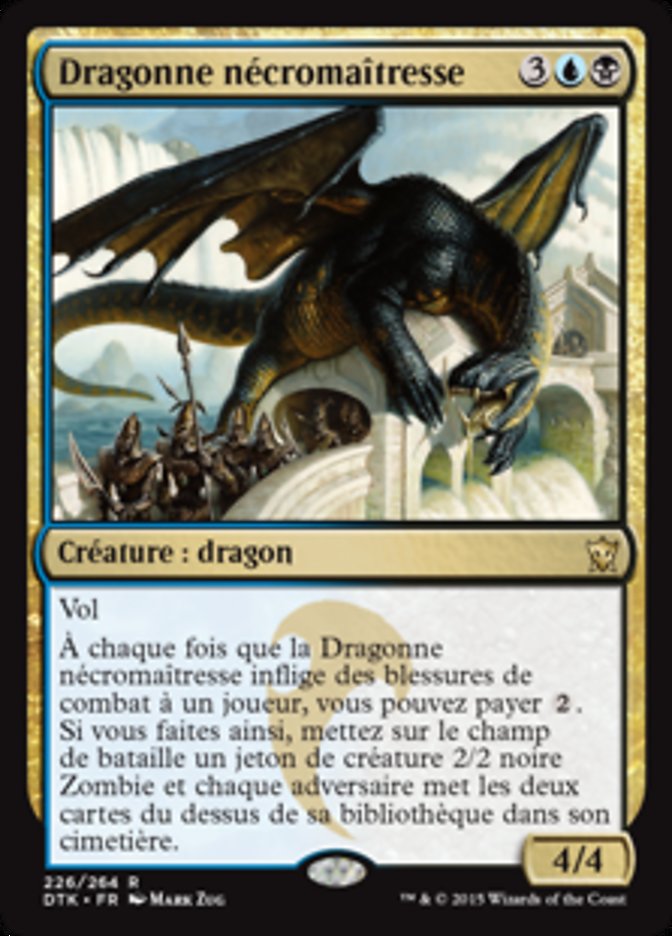 Dragonne nécromaîtresse