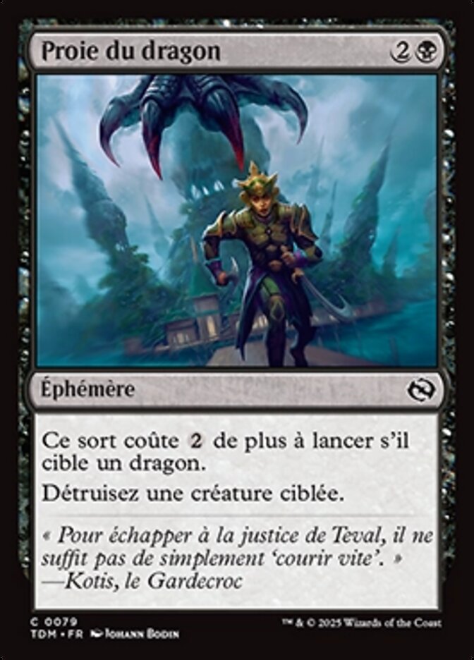 Proie du dragon