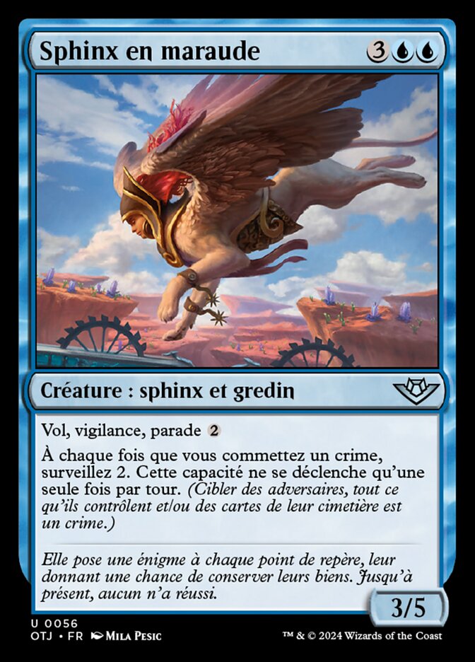 Sphinx en maraude