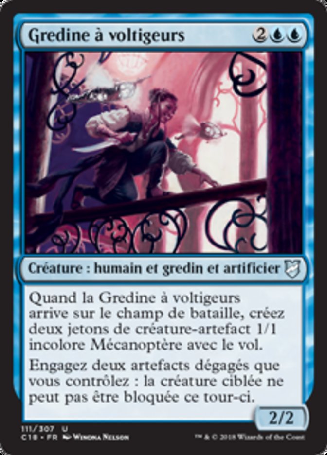 Gredine à voltigeurs