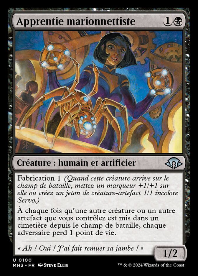 Apprentie marionnettiste