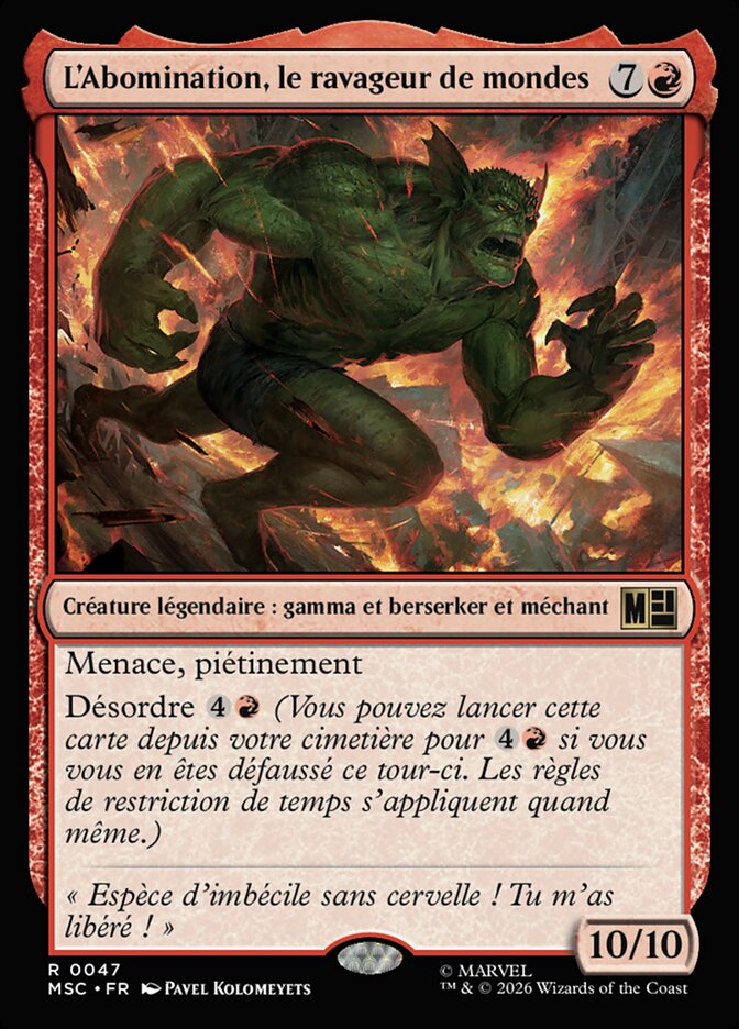 L'Abomination, le ravageur de mondes