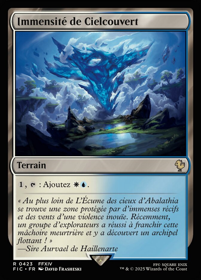 Immensité de Cielcouvert