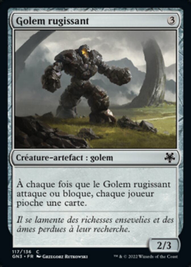 Golem rugissant