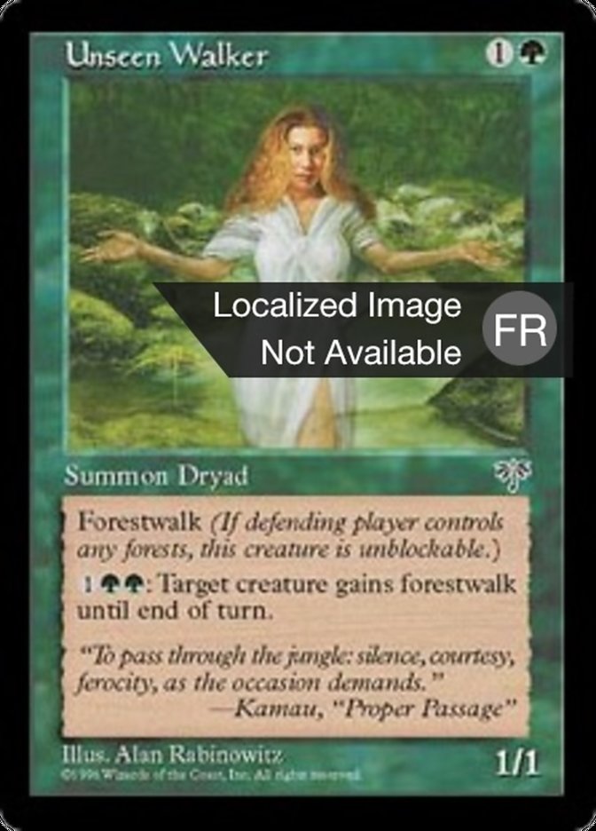 Marcheuse inaperçue