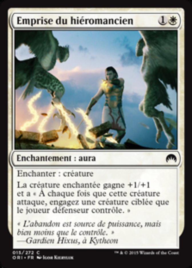 Emprise du hiéromancien