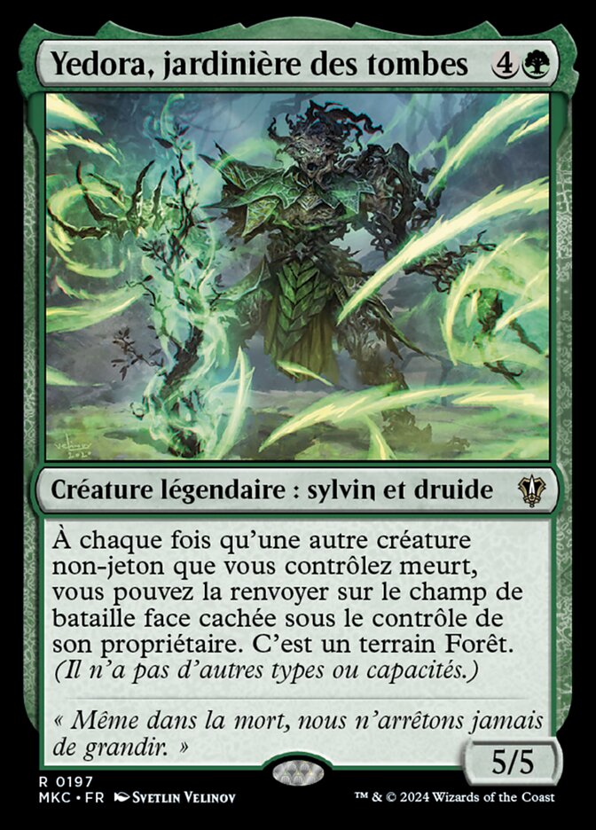 Yedora, jardinière des tombes