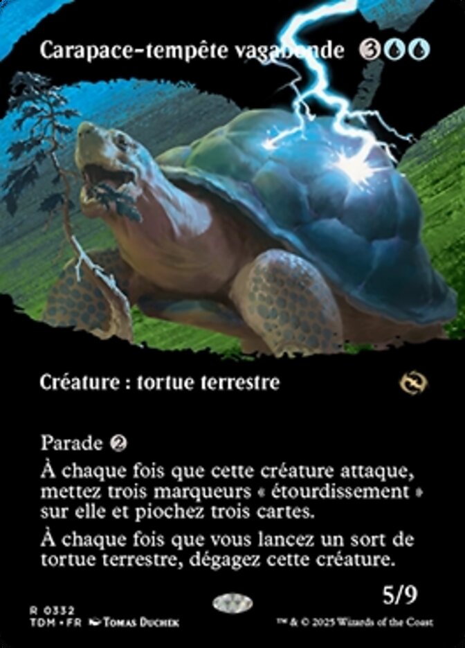 Carapace-tempête vagabonde
