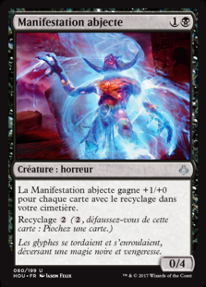 Manifestation abjecte