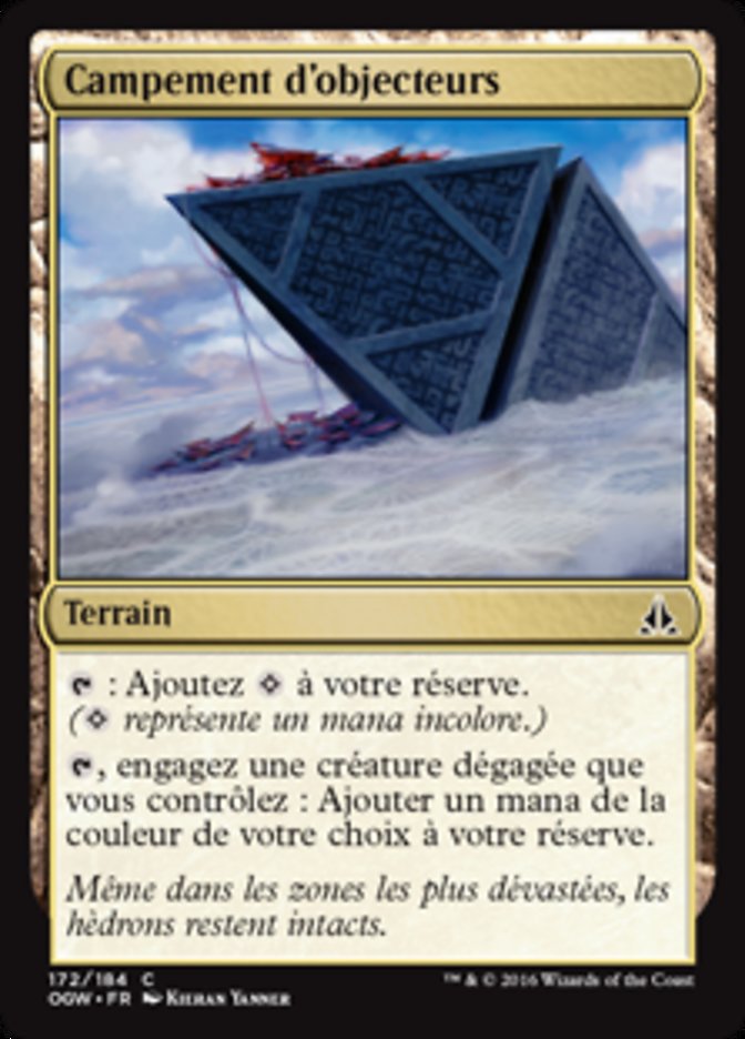 Campement d'objecteurs