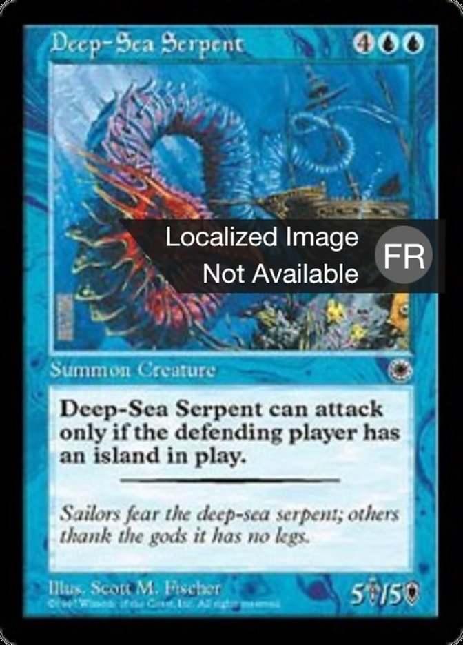 Grand serpent des mers profondes