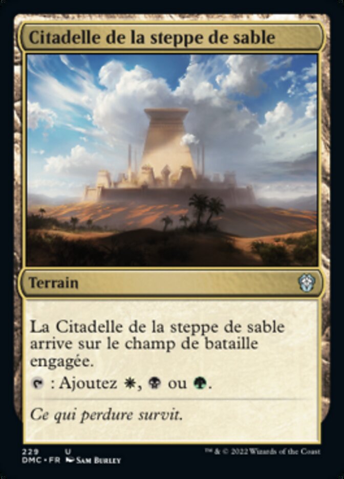 Citadelle de la steppe de sable