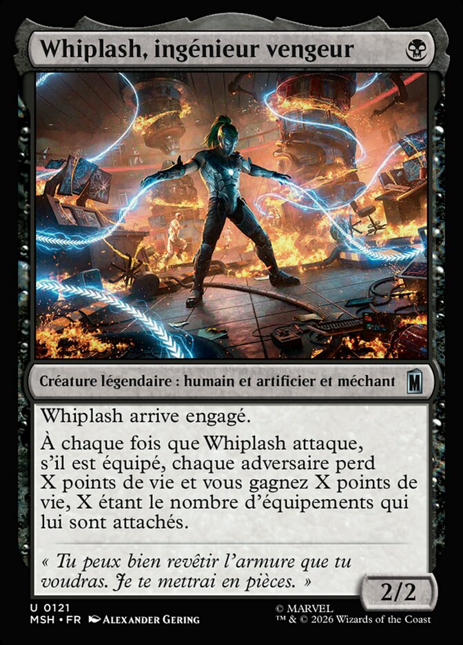Whiplash, ingénieur vengeur