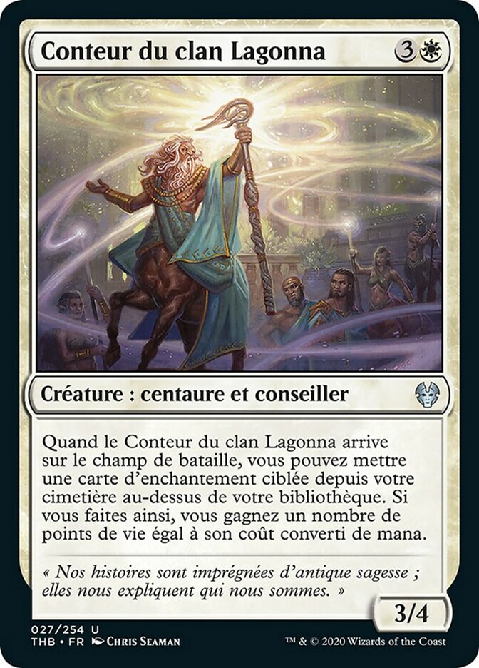 Conteur du clan Lagonna