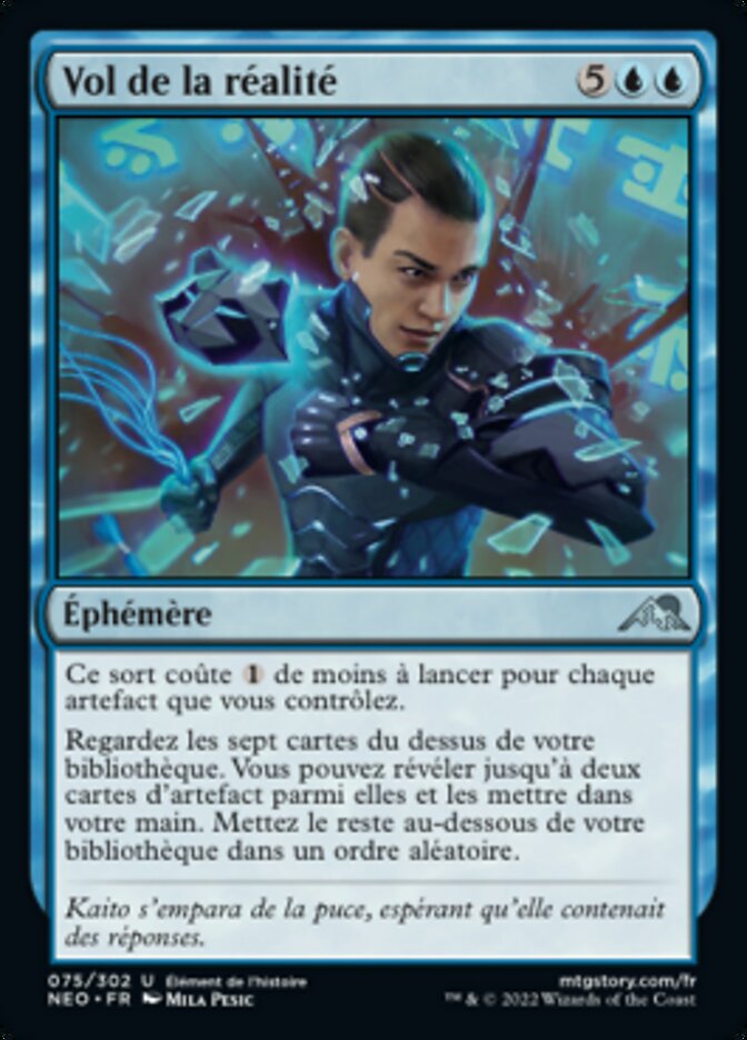 Vol de la réalité