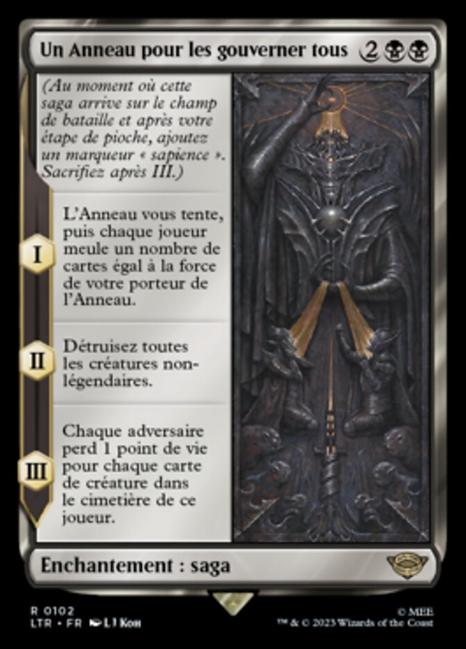 Un Anneau pour les gouverner tous