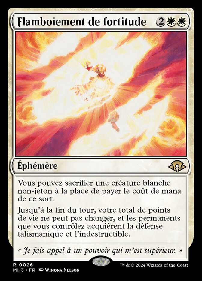 Flamboiement de fortitude