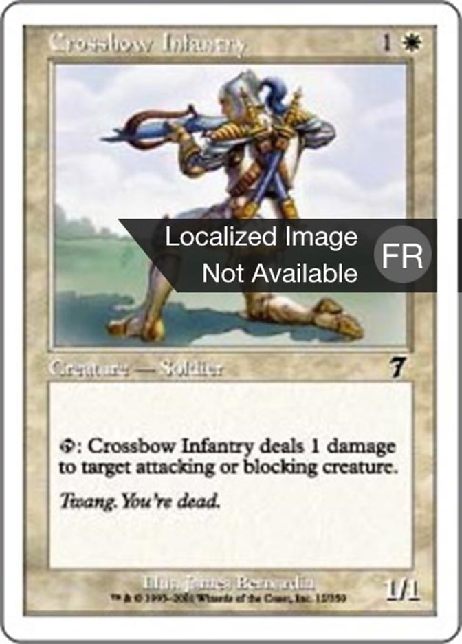 Arbalétriers à pied