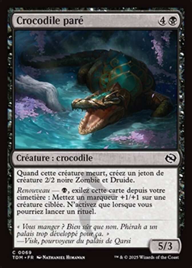 Crocodile paré