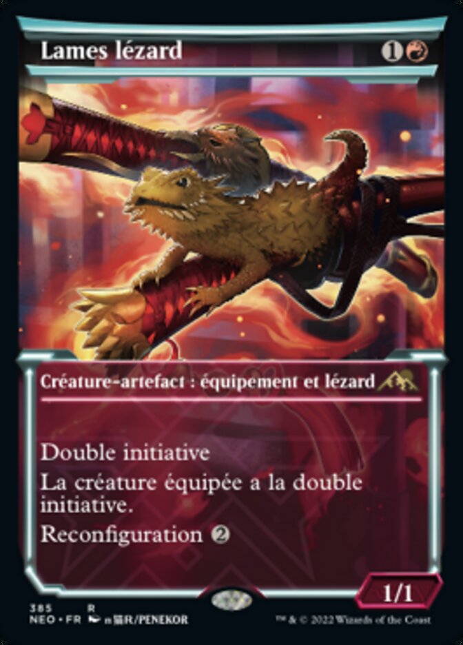 Lames lézard