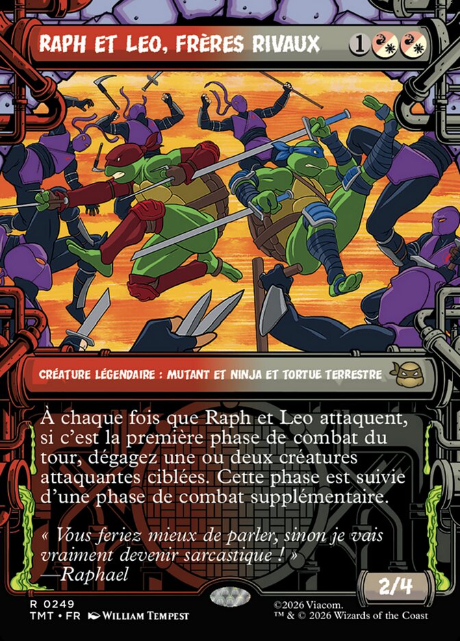 Raph et Leo, frères rivaux