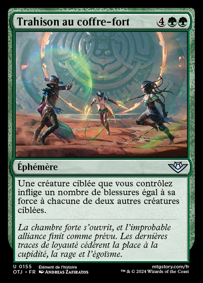 Trahison au coffre-fort