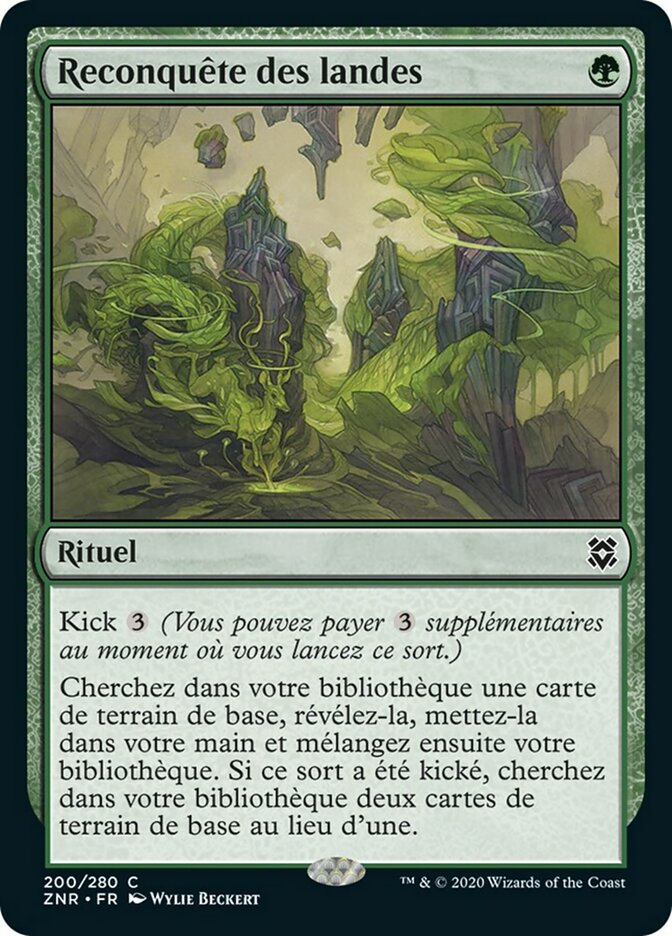 Reconquête des landes