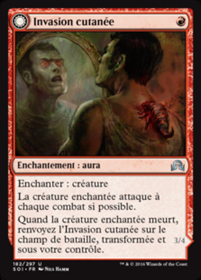 Invasion cutanée