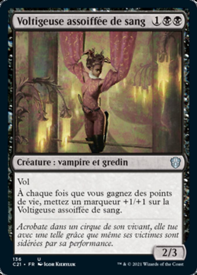 Voltigeuse assoiffée de sang