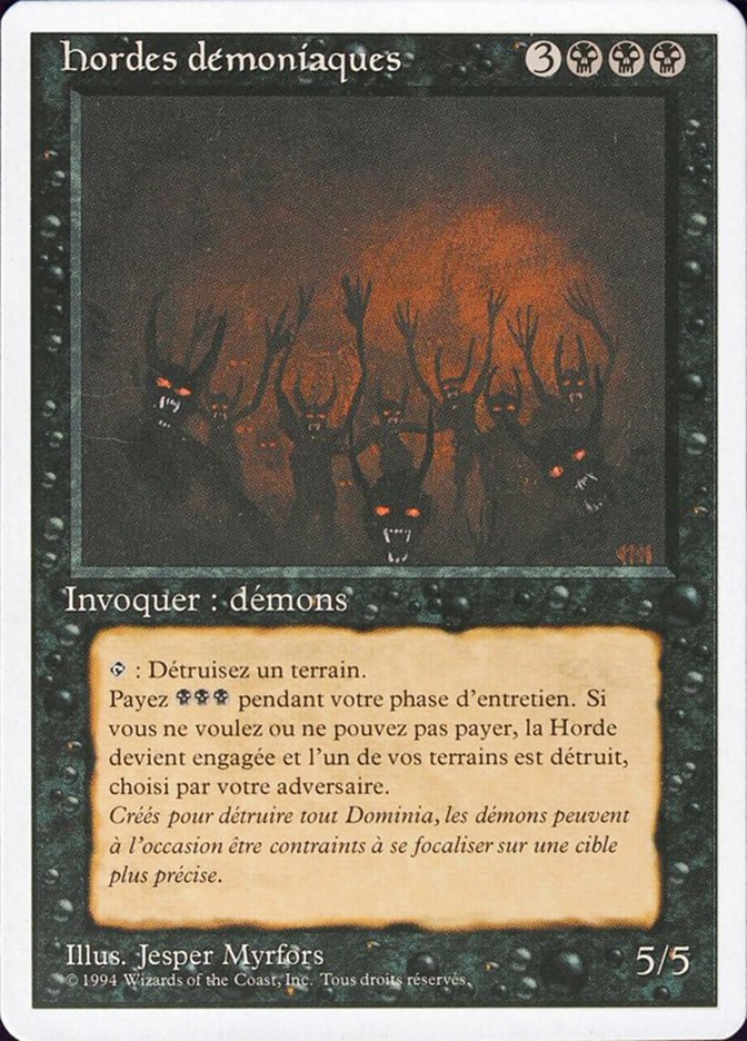 Hordes démoniaques