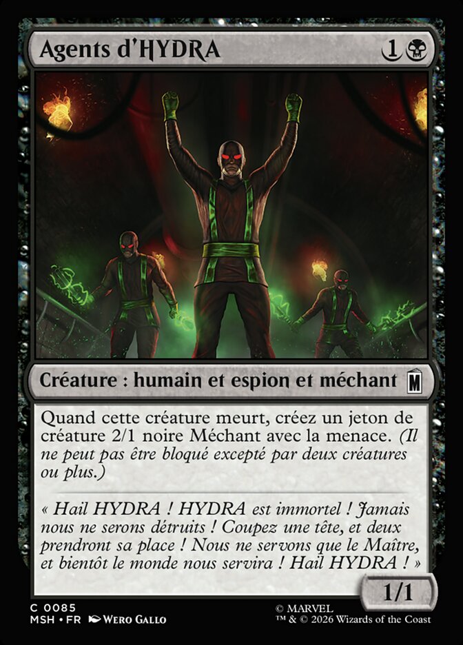 Agents d'HYDRA